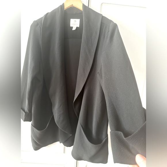 Flowy Black Eliane Rose Jacket, XL - Picture 5 of 6